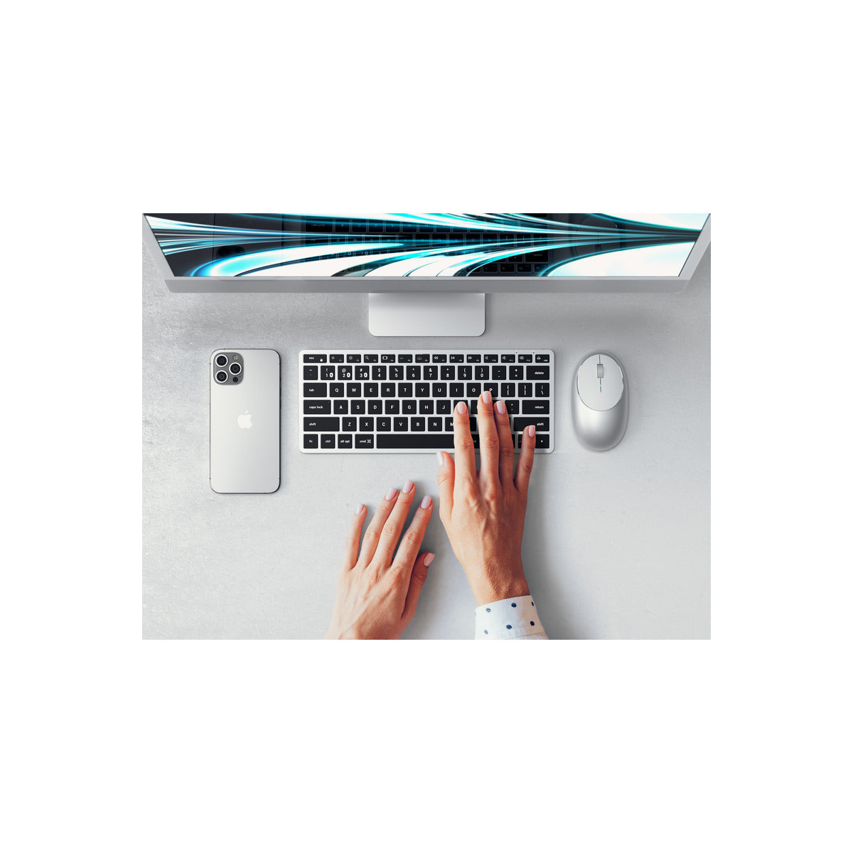 Satechi Slim X1 Bluetooth Keyboard US - Silver