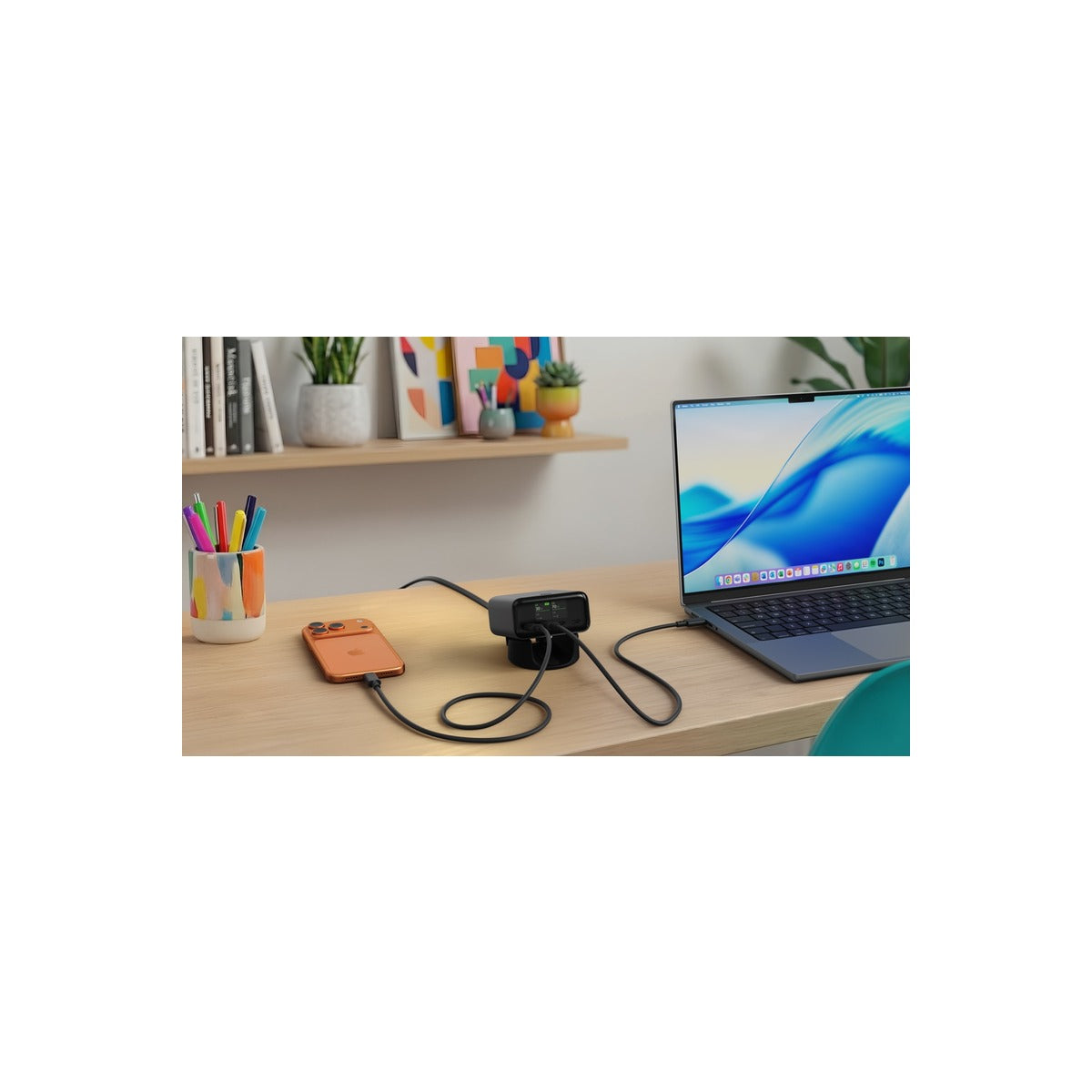 Satechi ChargeView 140W Desktop Charger(4xUSB-C) - Space Black