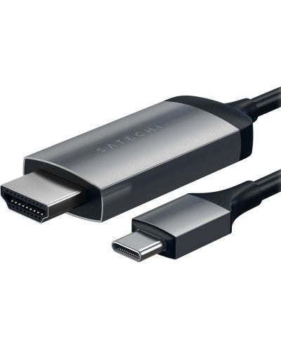 Satechi Aluminium Type-C to 4K HDMI Cable - Space Grey