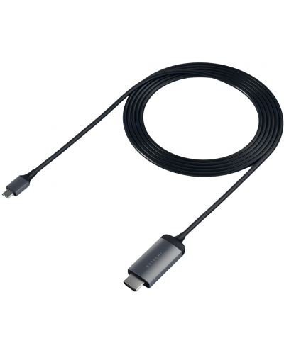 Satechi Aluminium Type-C to 4K HDMI Cable - Space Grey