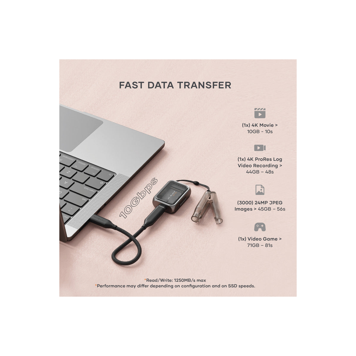 Satechi Mini NVMe SSD Enclosure - Space Gray