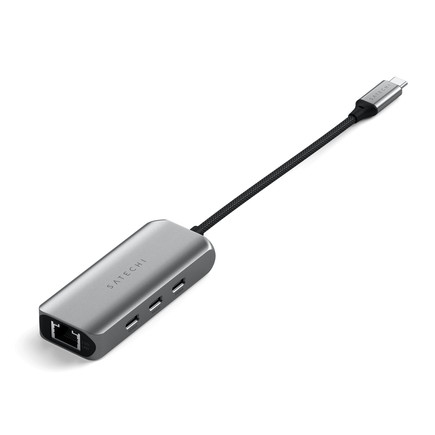 Satechi 4-in-1 USB-C Hub with 2.5 Gigabit Ethernet - Space Gray