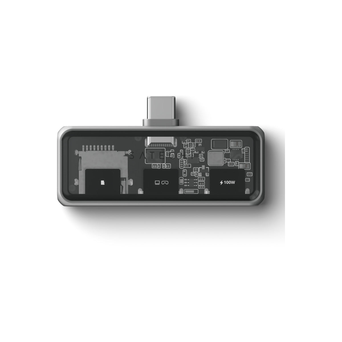 Satechi Mobile XR Hub with  dual USB-C and microSD - Space Gray