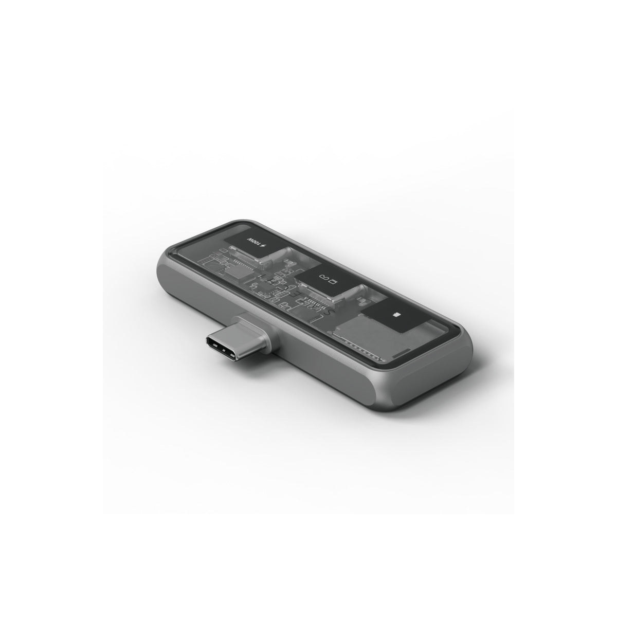 Satechi Mobile XR Hub with  dual USB-C and microSD - Space Gray