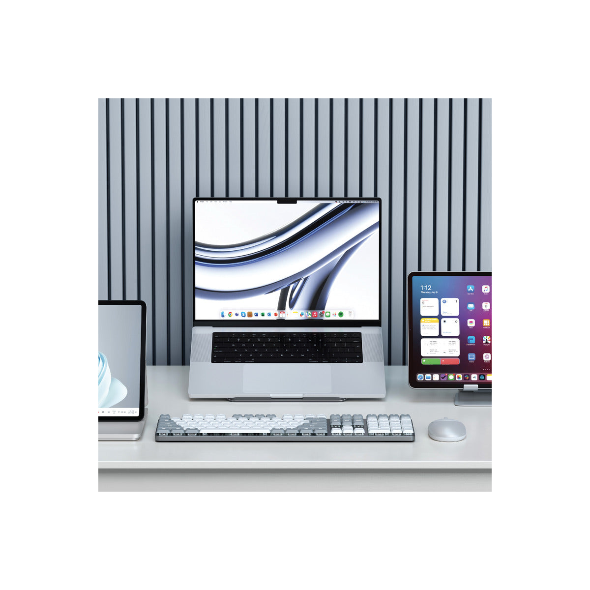 Satechi SM3 Slim Mechanical Backlit Bluetooth Keyboard (Light) - US - Light