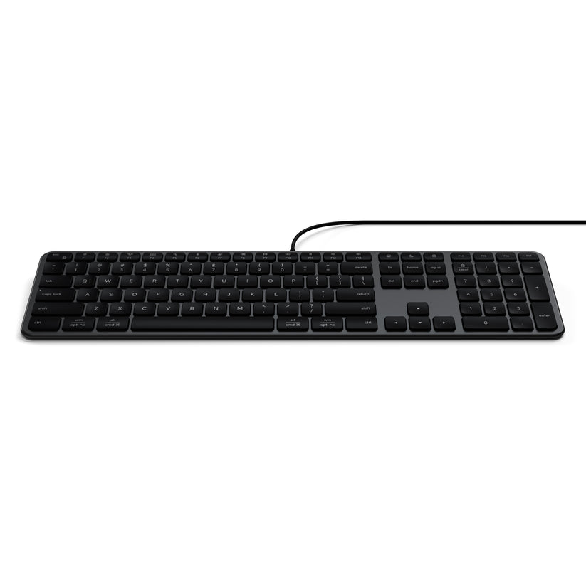 Satechi Slim LX3 Wired Keyboard - US English - Space Black - iSTYLE.bg