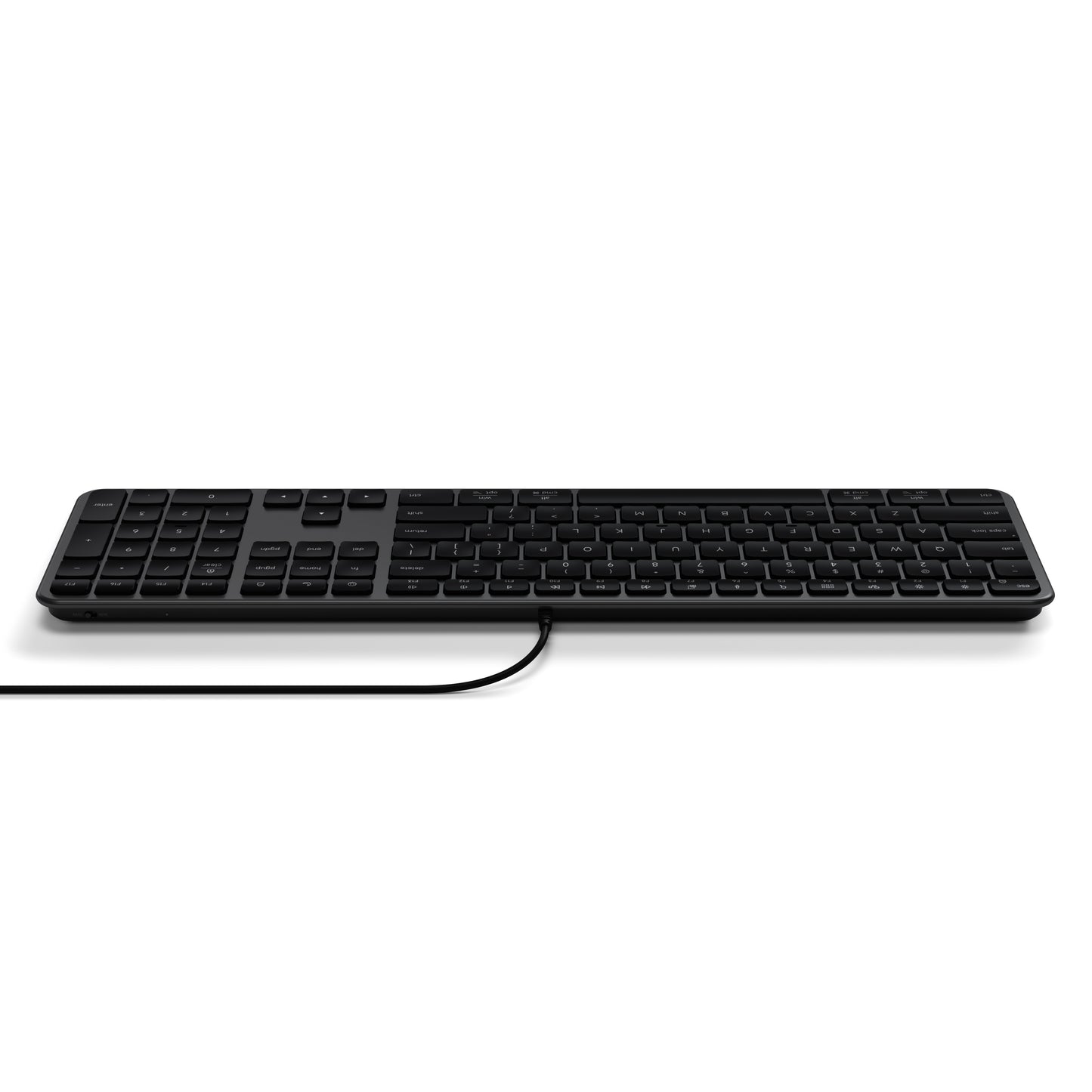 Satechi Slim LX3 Wired Keyboard - US English - Space Black - iSTYLE.bg