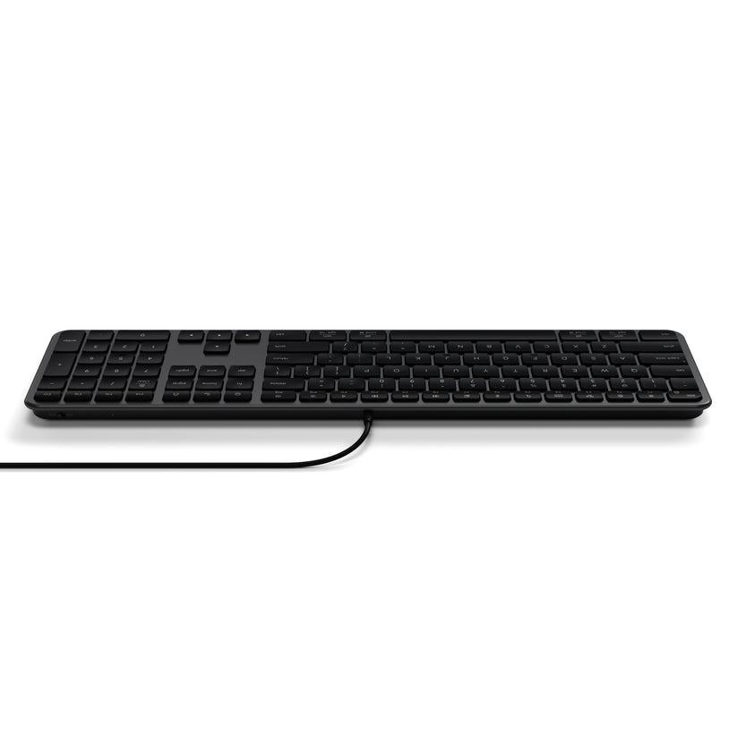 Satechi Slim LX3 Wired Keyboard - US English - Space Black - iSTYLE.bg