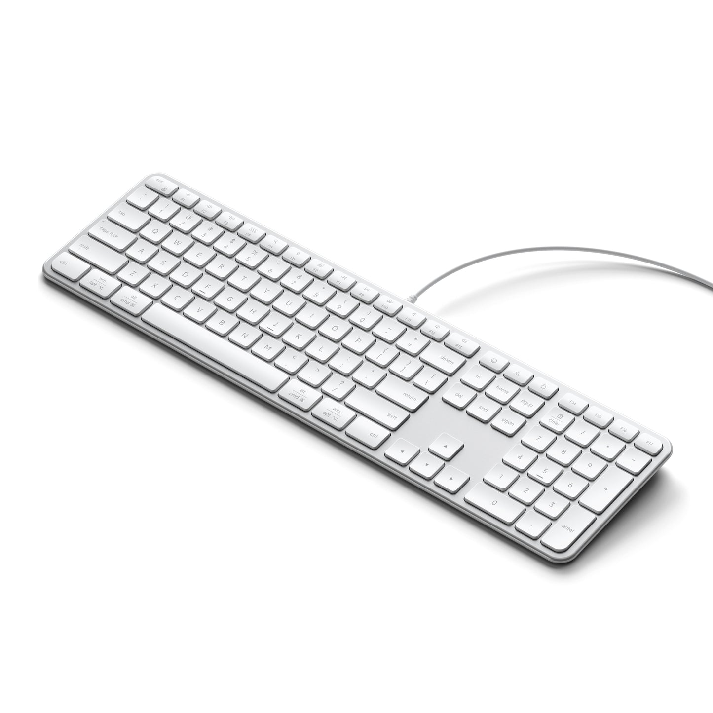 Satechi Slim LX3 Wired Keyboard - US English - Silver - iSTYLE.bg