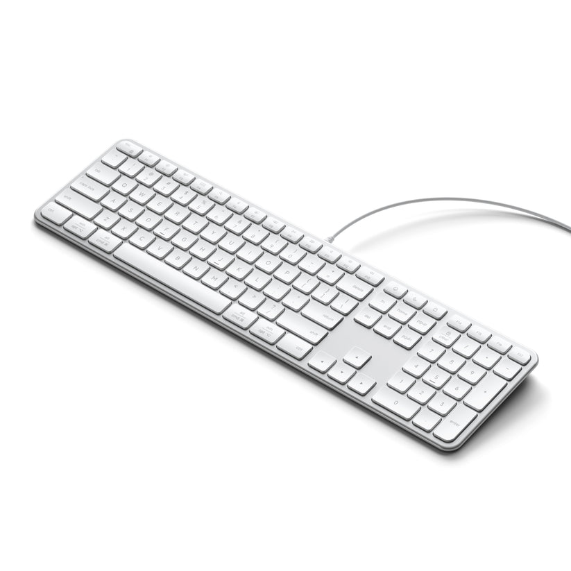 Satechi Slim LX3 Wired Keyboard - US English - Silver - iSTYLE.bg