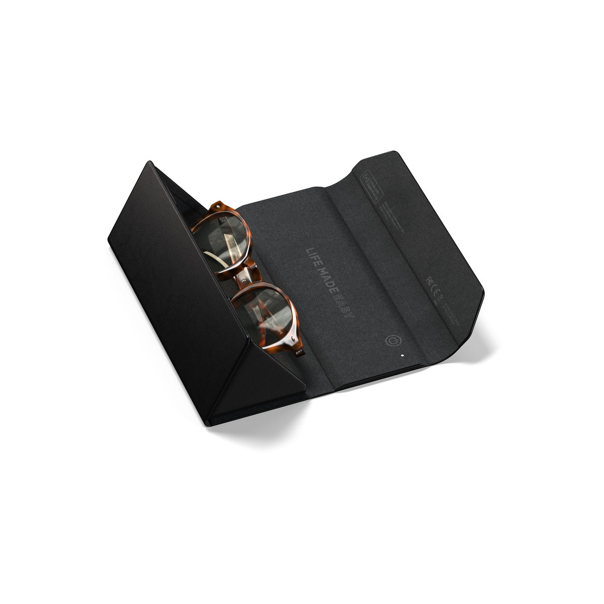 Satechi Vegan-Leather FindAll Glasses Case - Black