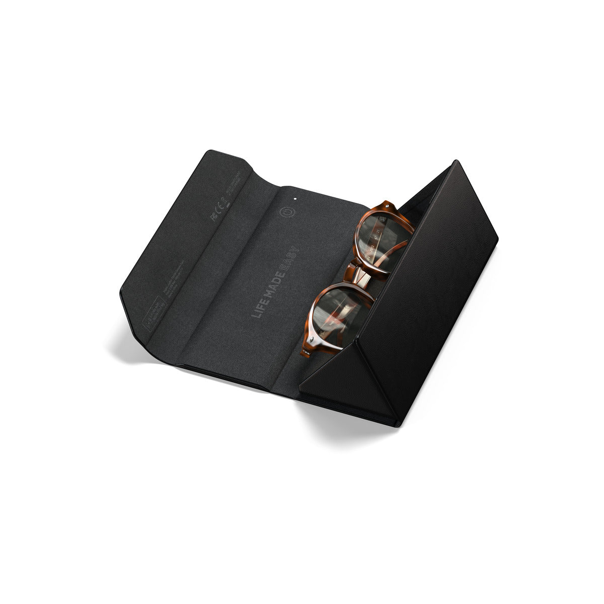 Satechi Vegan-Leather FindAll Glasses Case - Black