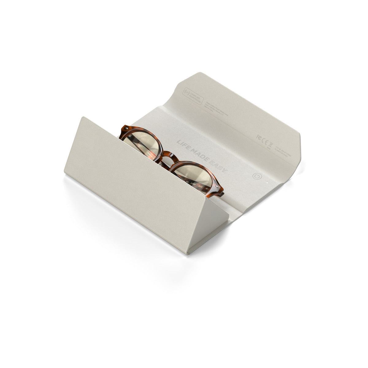 Satechi Vegan-Leather FindAll Glasses Case - Sand
