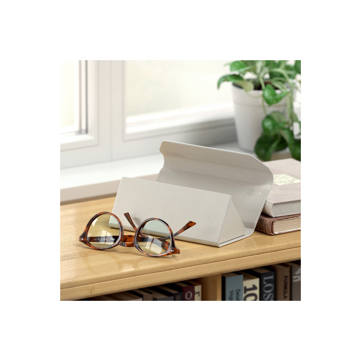 Satechi Vegan-Leather FindAll Glasses Case - Sand