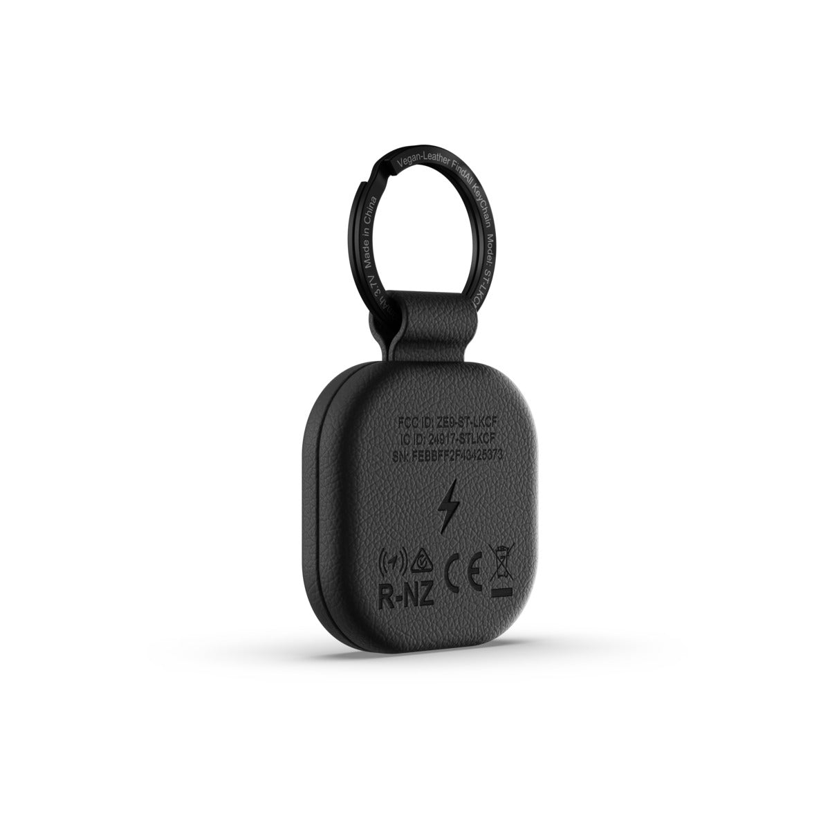 Satechi Vegan-leather Findall Keychain - Black