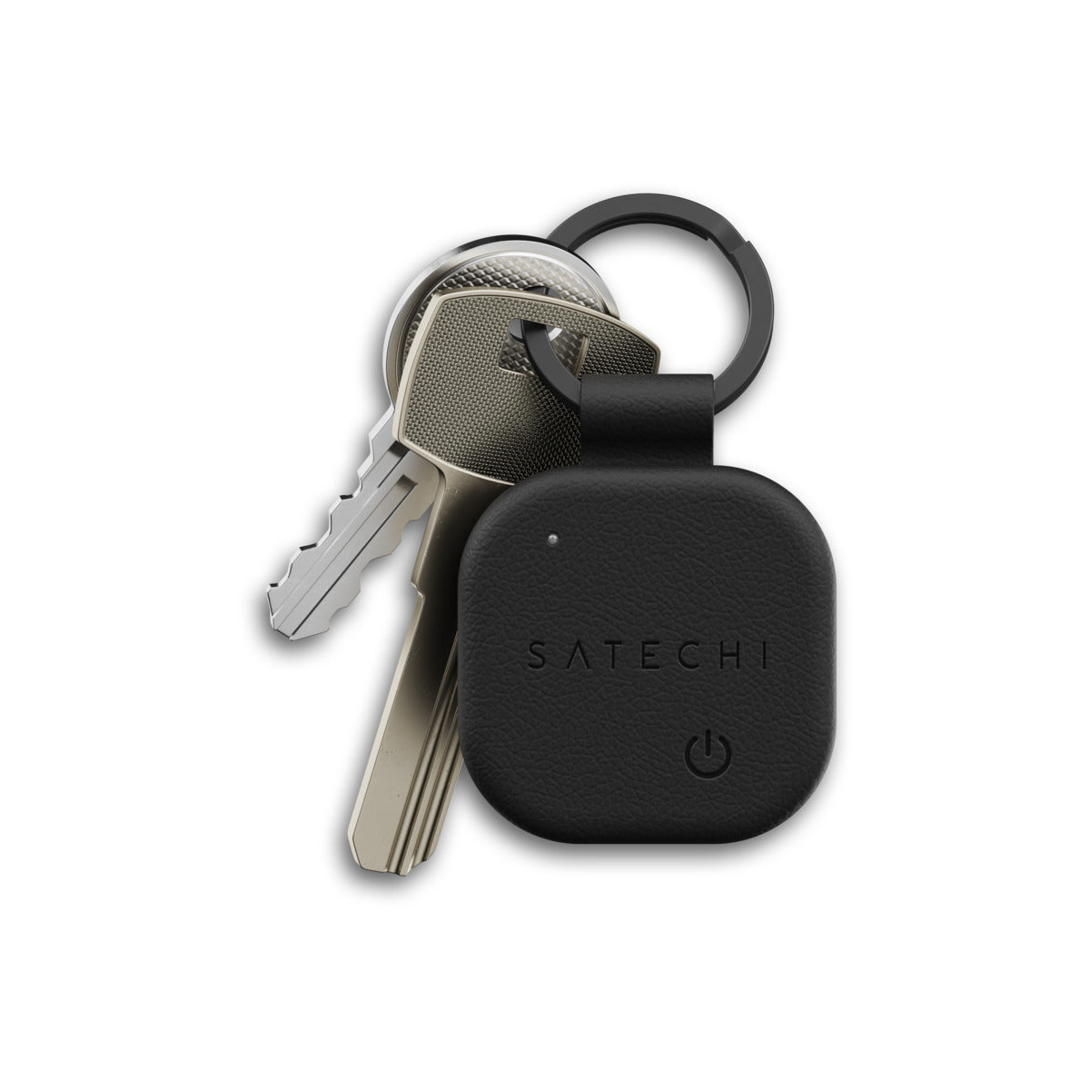 Satechi Vegan-leather Findall Keychain - Black