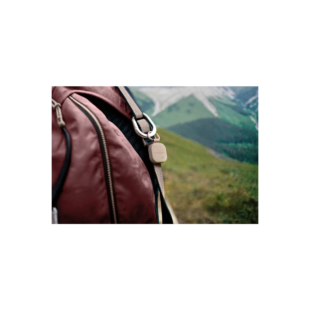 Satechi Vegan-leather Findall Keychain - Desert Rose