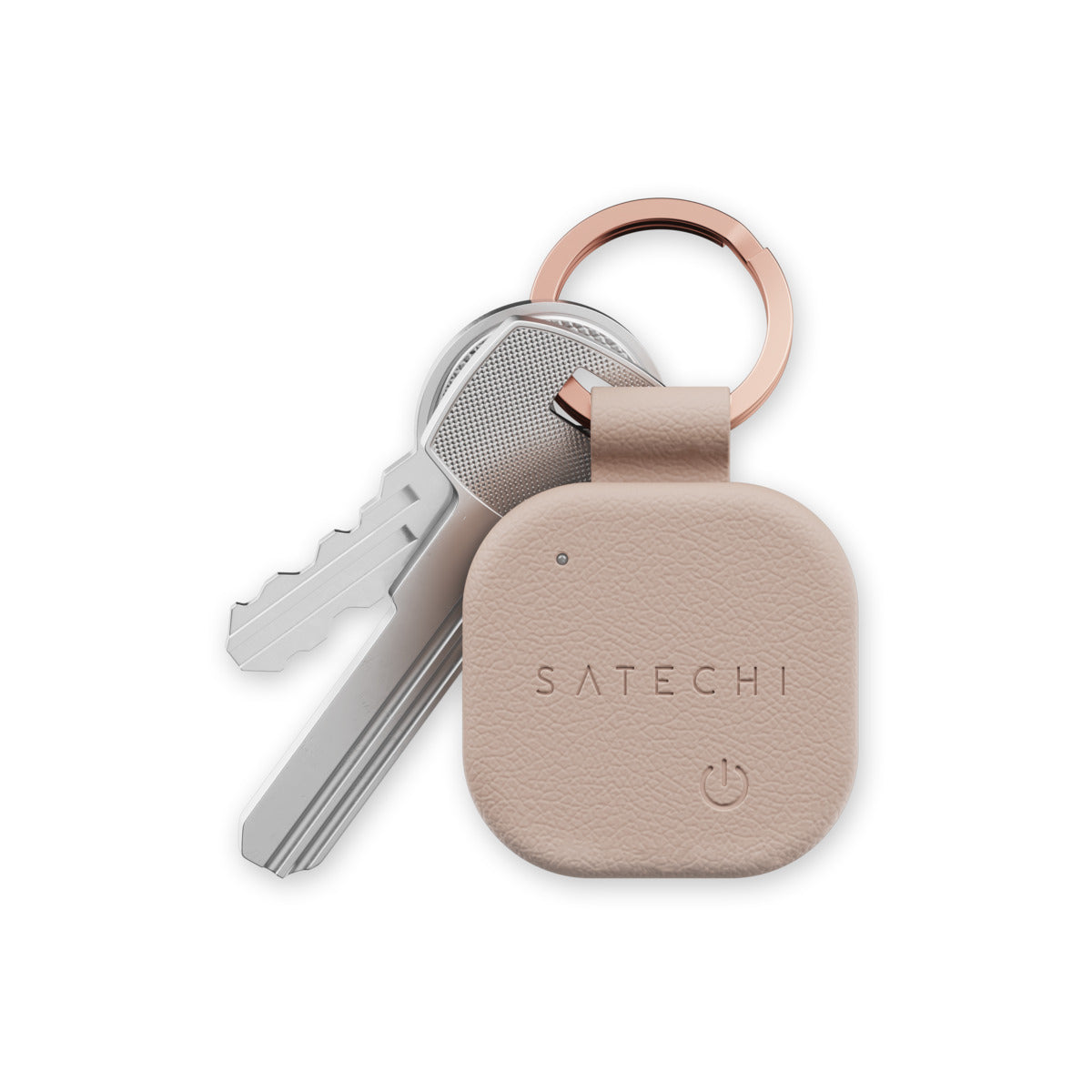 Satechi Vegan-leather Findall Keychain - Desert Rose