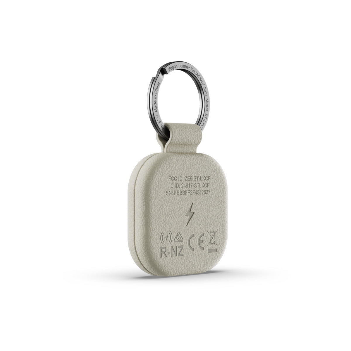 Satechi Vegan-leather Findall Keychain - Sand