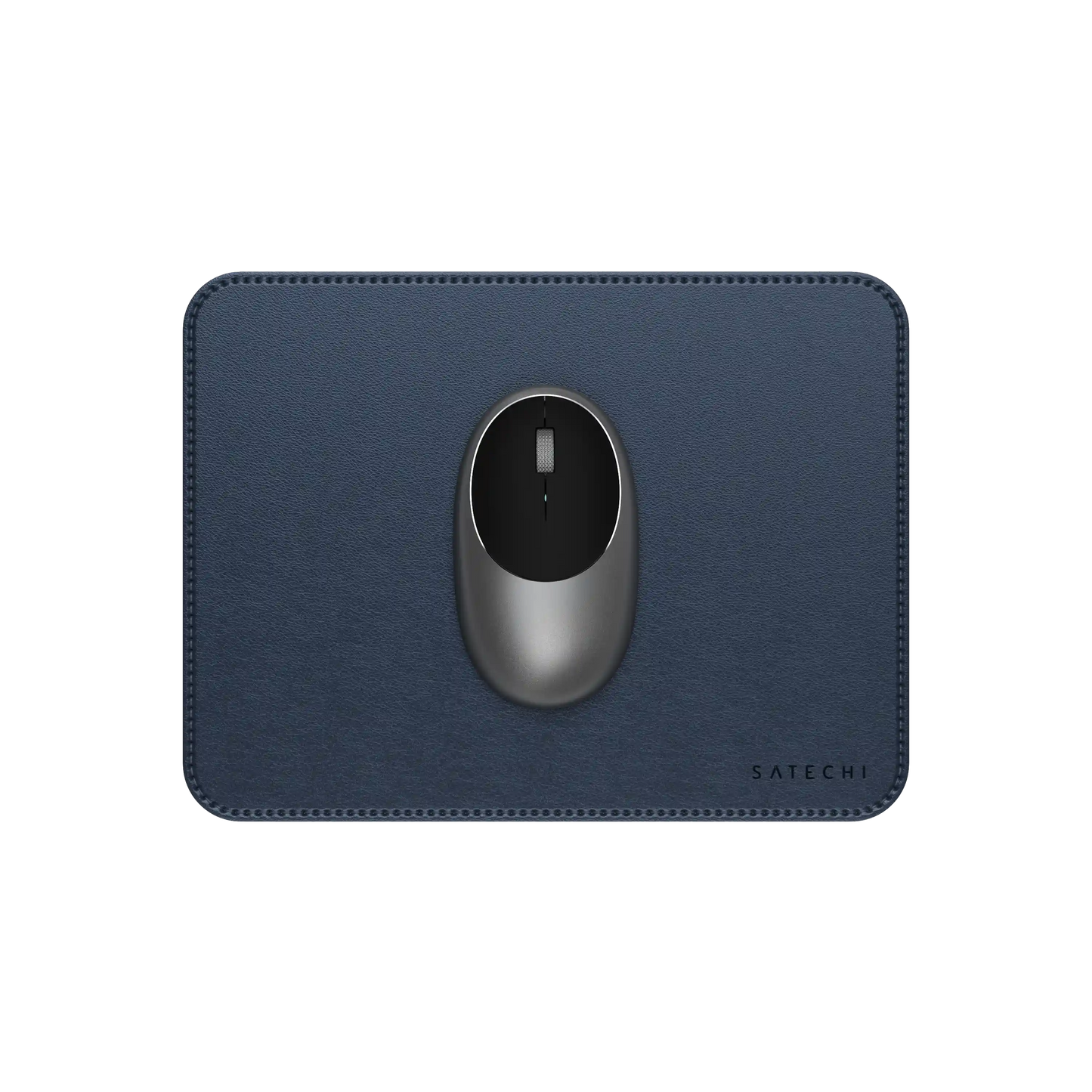 Satechi Vegan-Leather Premium Mouse Pad - Blue