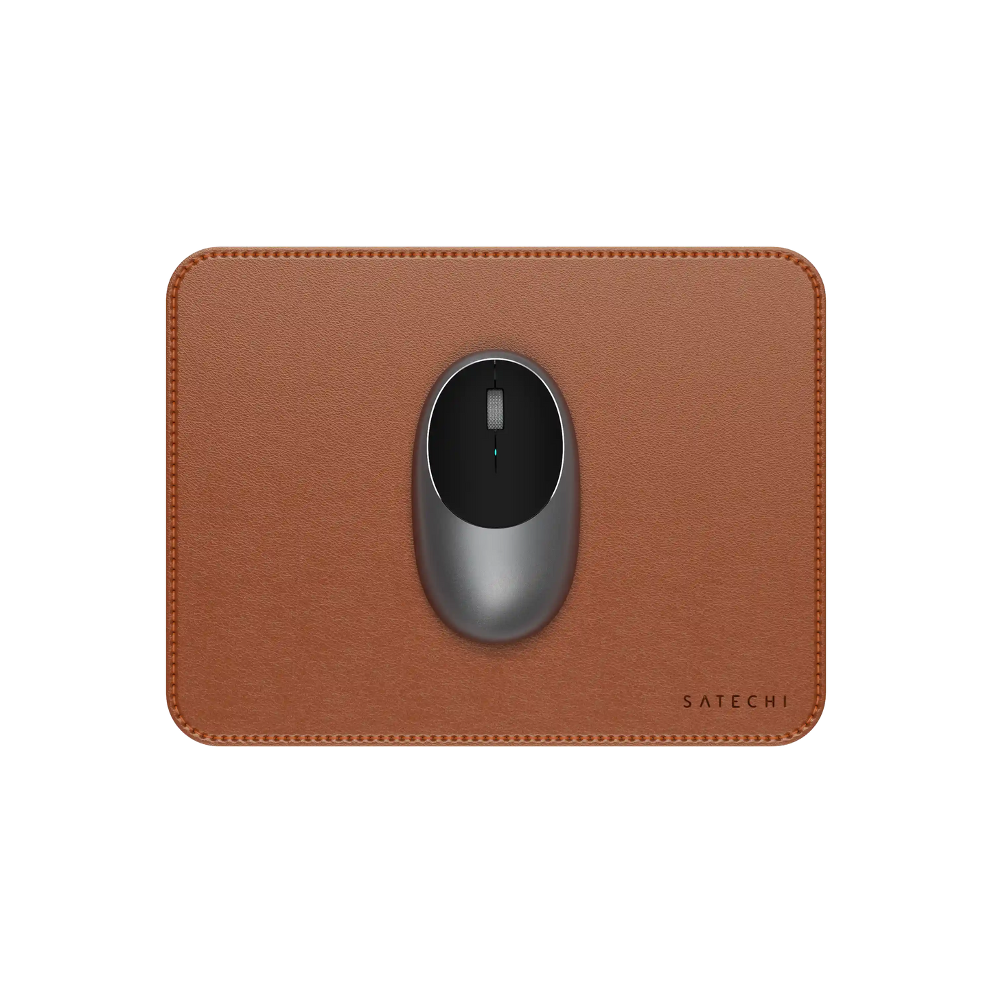 Satechi Vegan-Leather Premium Mouse Pad - Brown