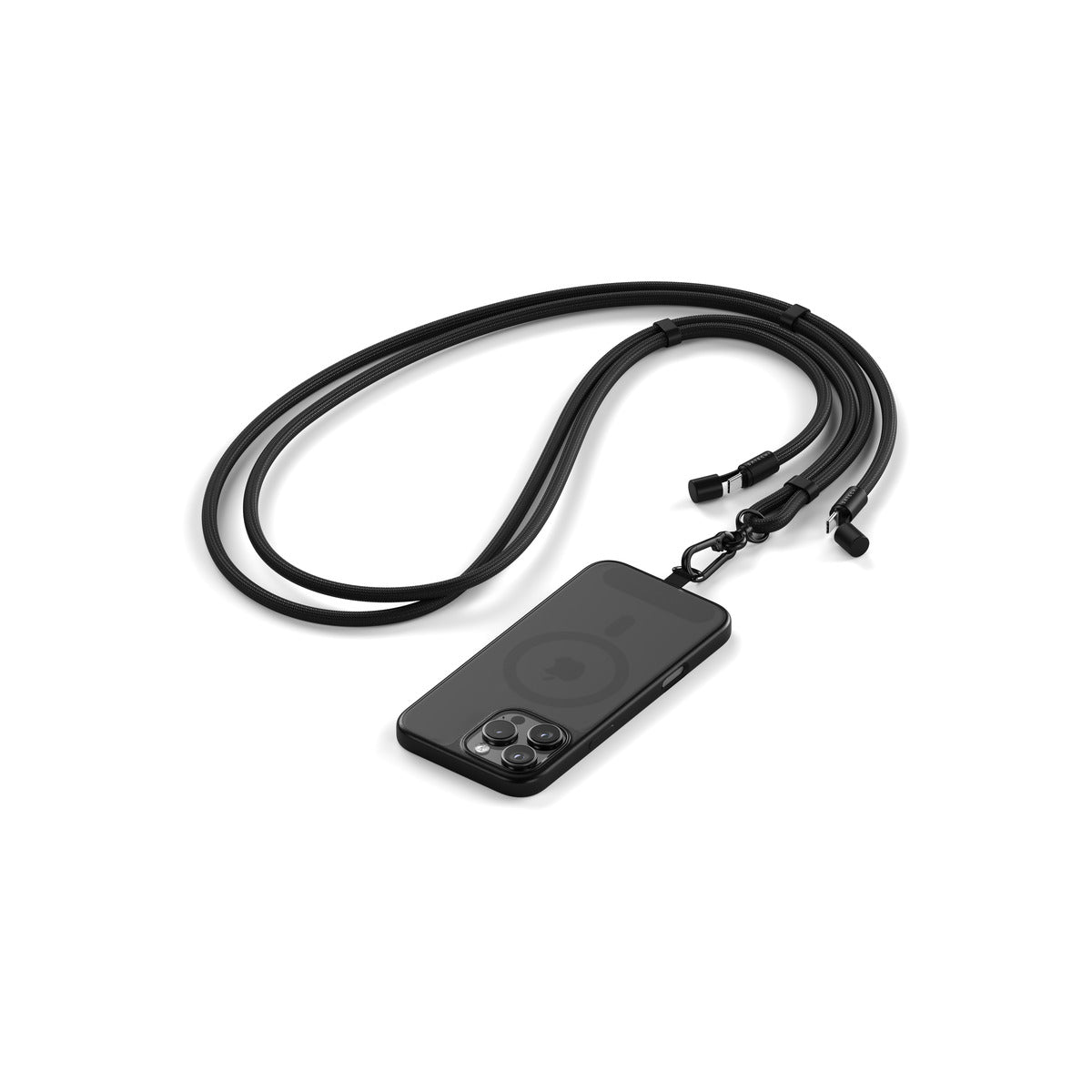 Satechi OntheGo Crossbody Lanyard Cable - Black