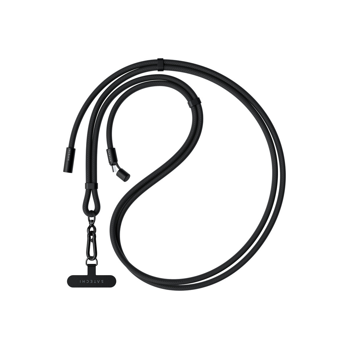 Satechi OntheGo Crossbody Lanyard Cable - Black