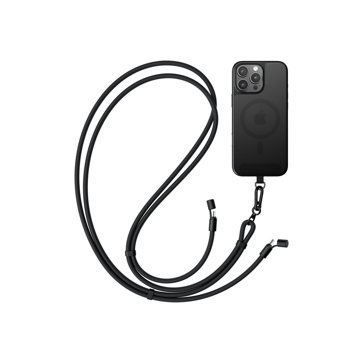 Satechi OntheGo Crossbody Lanyard Cable - Black