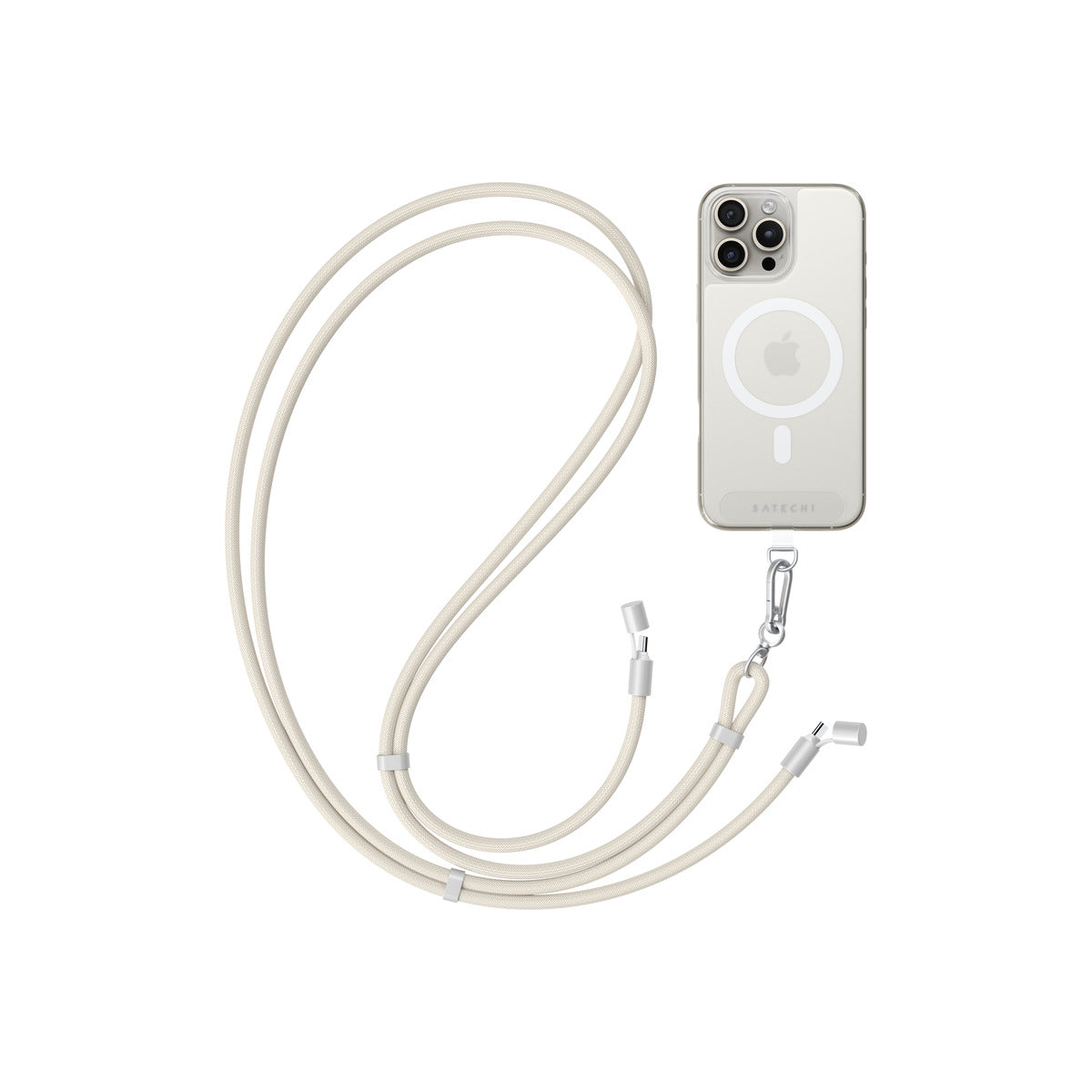 Satechi OntheGo Crossbody Lanyard Cable - Sand