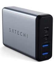 Satechi 75W Dual Type-C PD Travel Charger (2x USB-A,1x USB-C PD 18W,1x USB-C PD 60W) - Space Grey