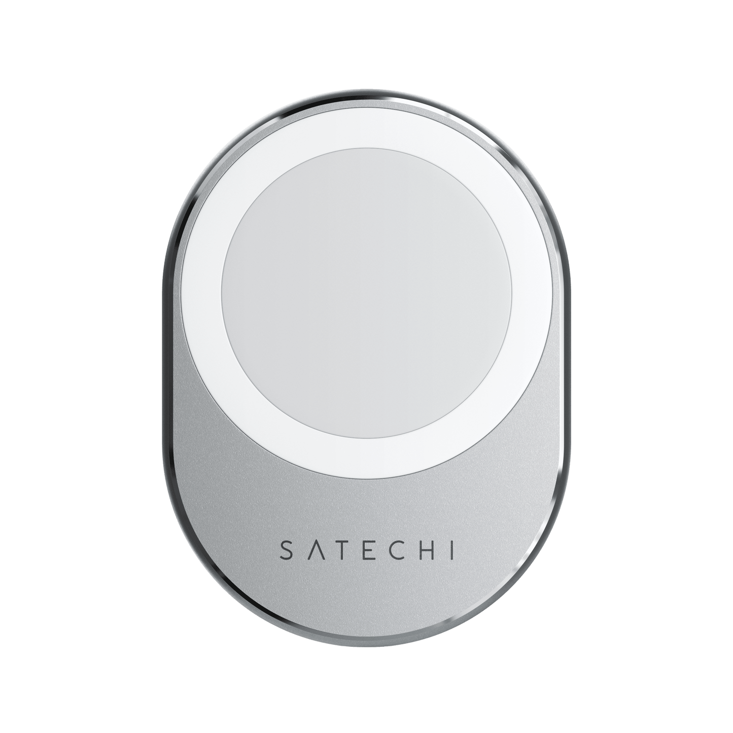 Satechi Magnetic Wireless Car Charger - Silver