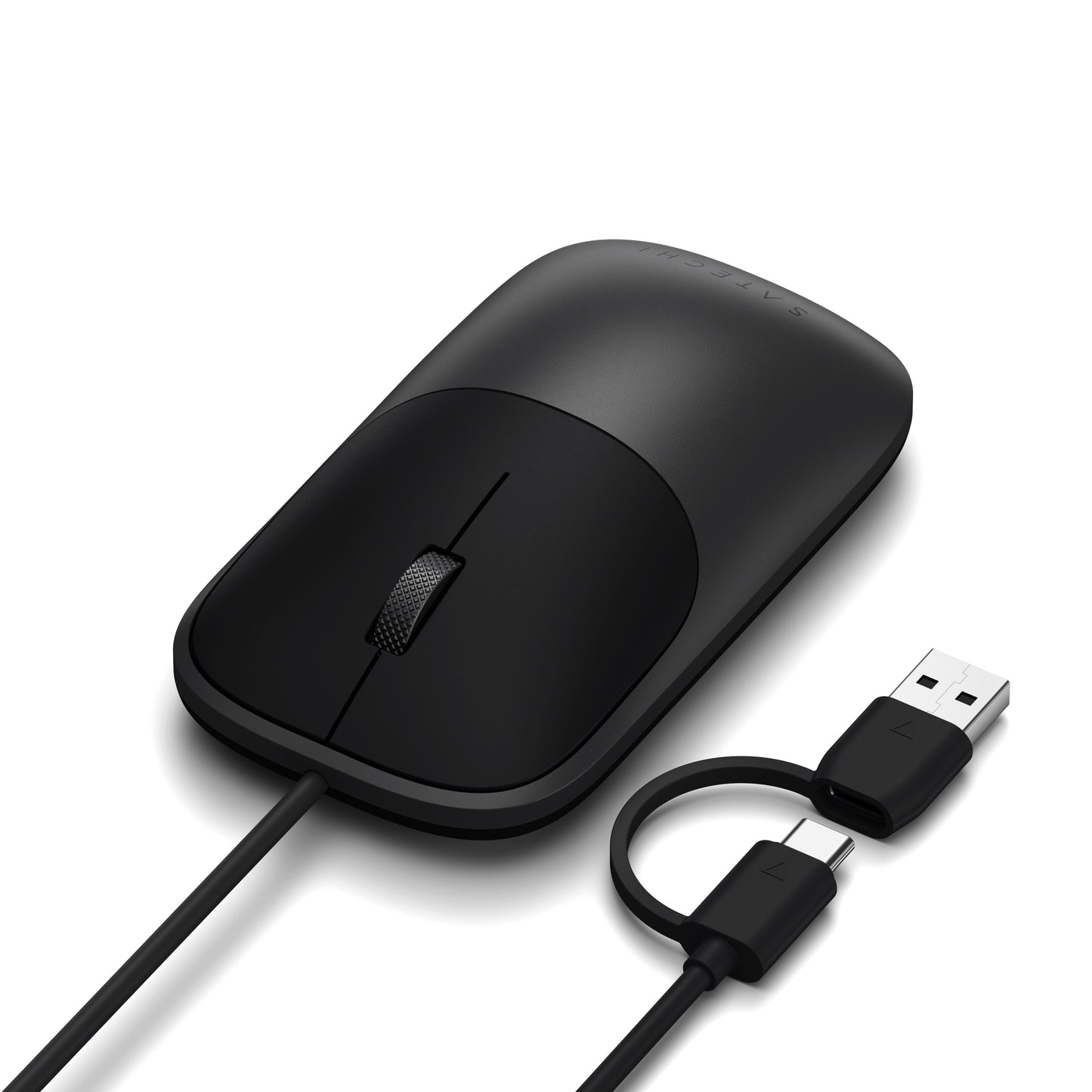 Satechi Slim LX Wired Mouse - Space Black
