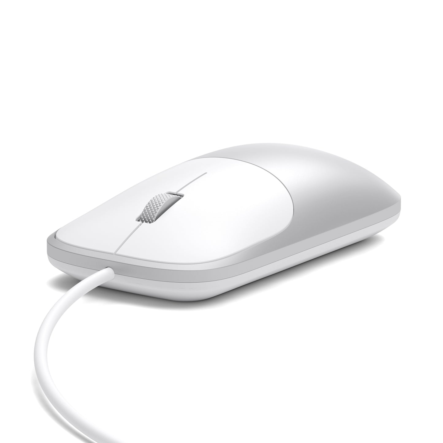 Satechi Slim LX Wired Mouse - Silver