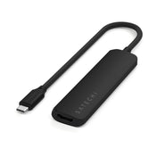 Satechi 4-in-1 USB-C Slim Multiport Adapter 4K - Black