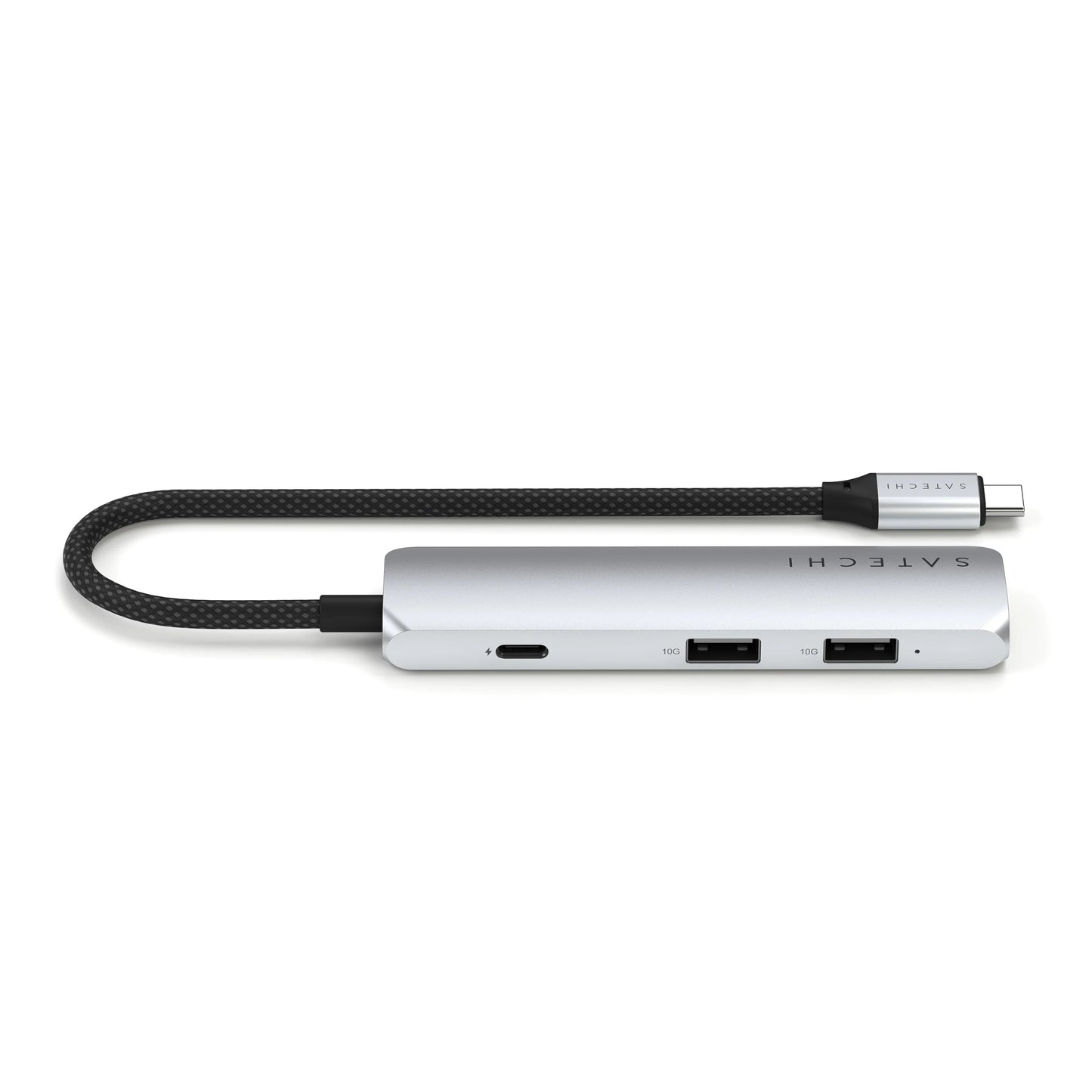 Satechi 4-in-1 USB-C Slim Multiport Adapter 4K - Silver