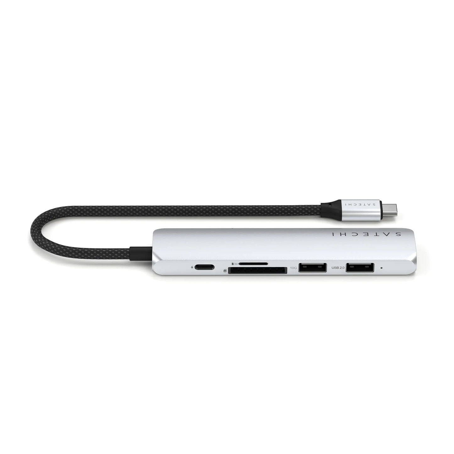 Satechi 6-in-1 USB-C Slim Multiport Adapter - Silver