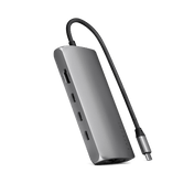 Satechi USB-C MultiPort Adapter 8K with Ethernet V3 - Space Gray