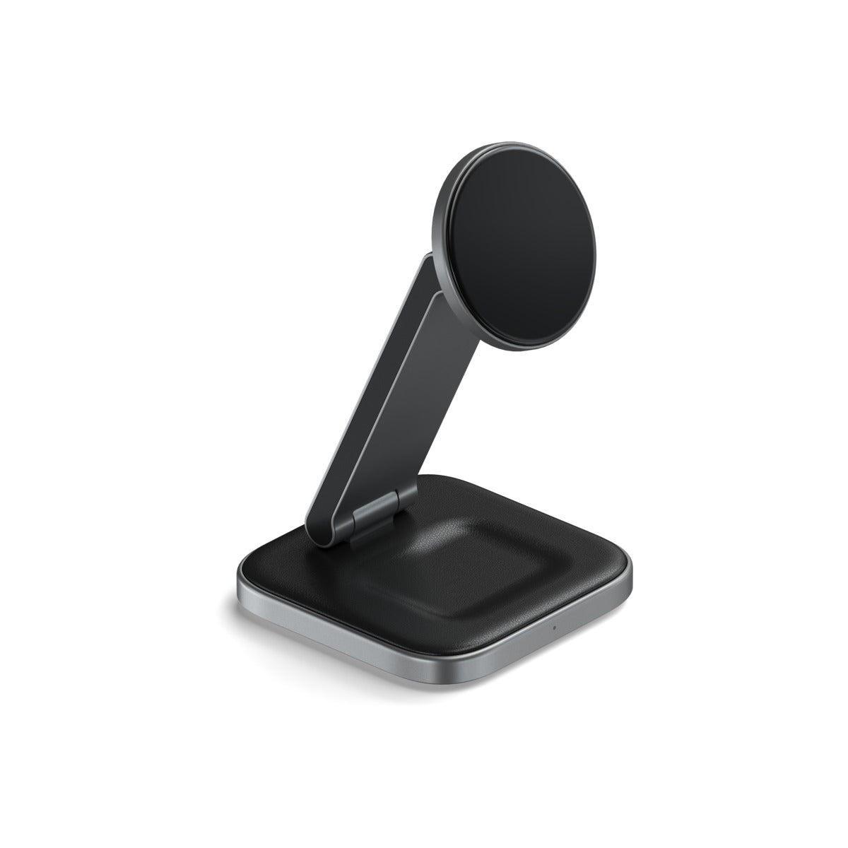Satechi 2-in-1 Foldable Qi2 Wireless Charging Stand - Space Gray - iSTYLE.bg