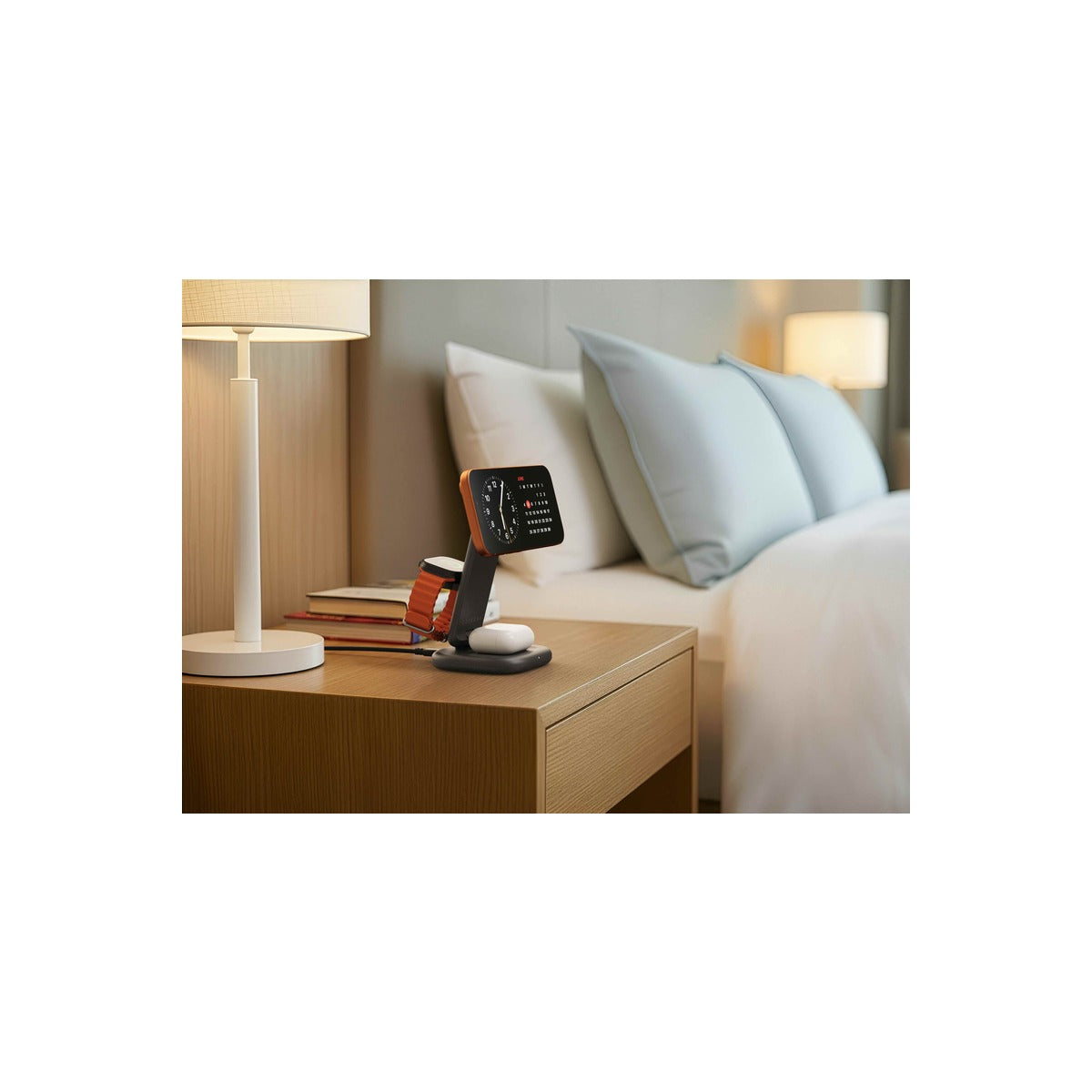 Satechi 3-in-1 Foldable Qi2 25W Wireless Charging Stand - Space Black