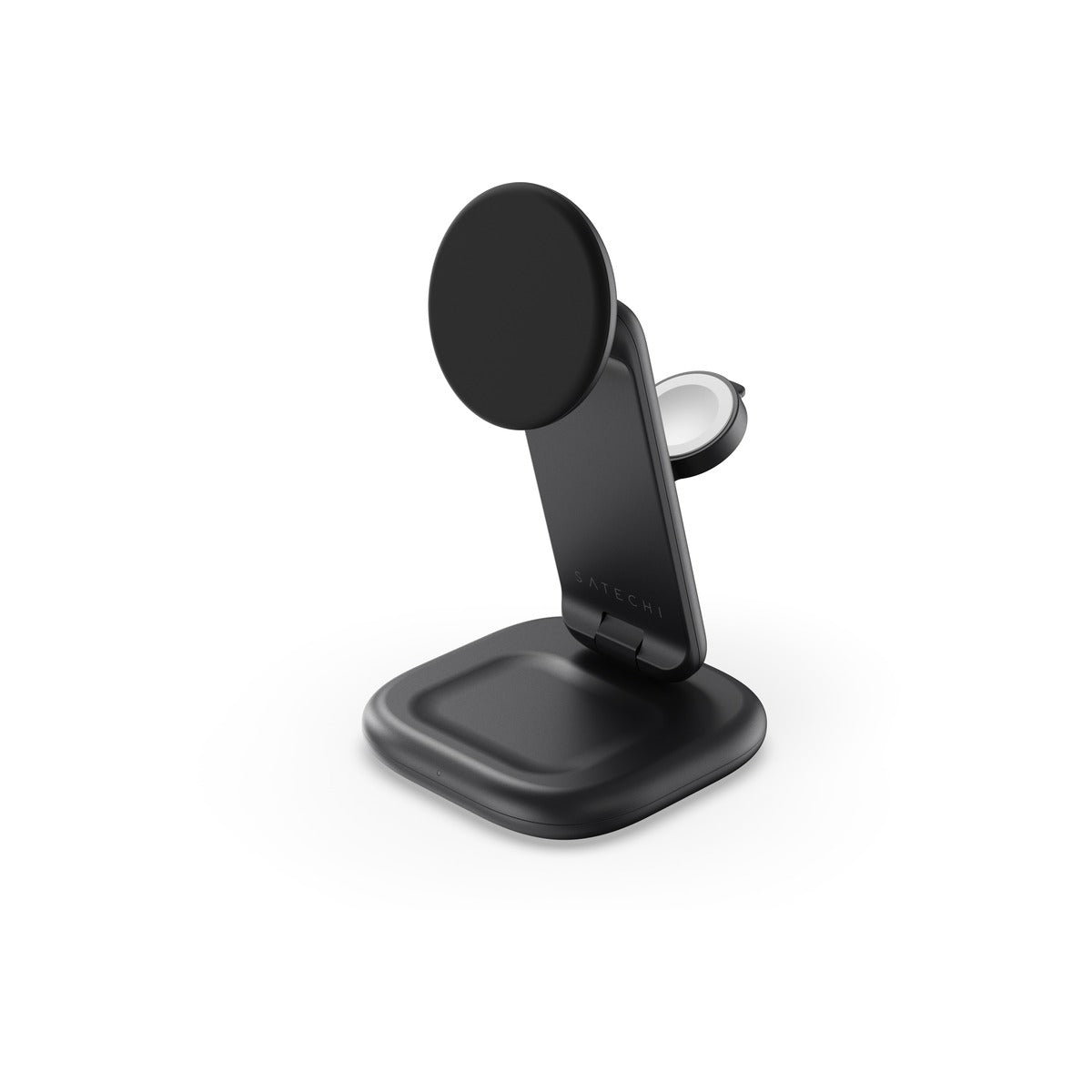 Satechi 3-in-1 Foldable Qi2 25W Wireless Charging Stand - Space Black