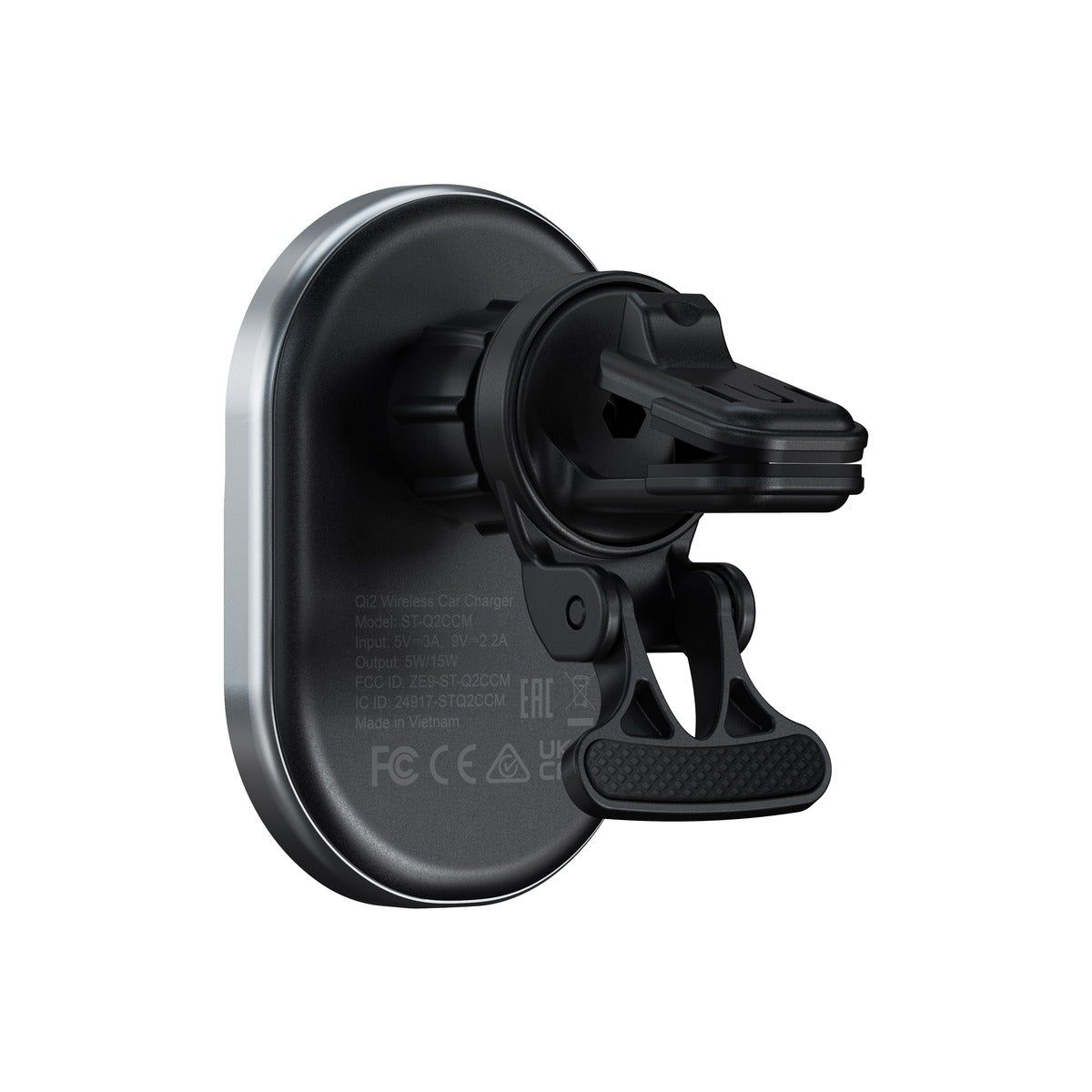Satechi Qi2 Wireless Car Charger - Space Gray