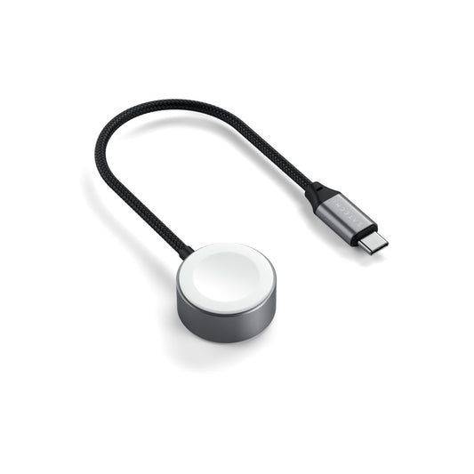 Satechi USB-C Magnetic Fast-Charging Cable for Apple Watch - Space Gray