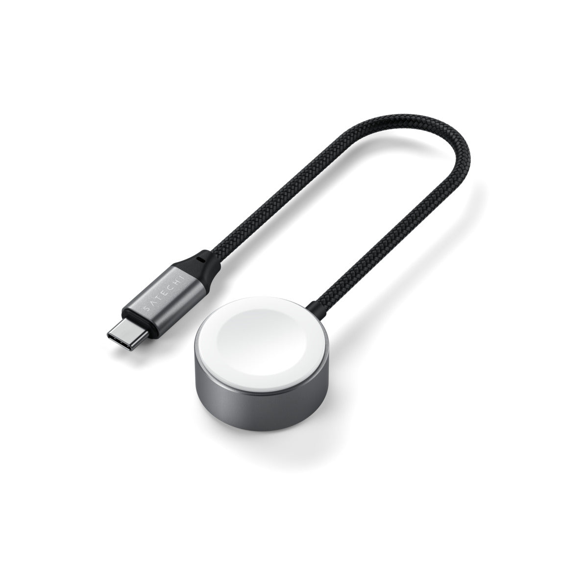 Satechi USB-C Magnetic Fast-Charging Cable for Apple Watch - Space Gray