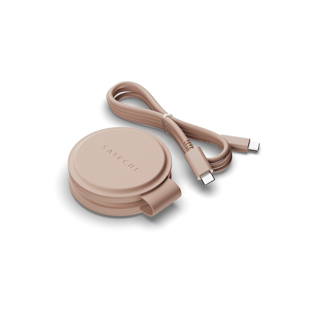 Satechi OntheGo 2-in-1 Wireless Charger - Desert Rose