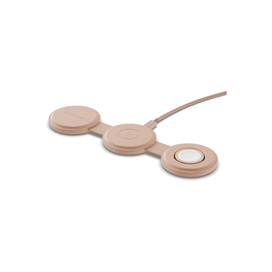 Satechi OntheGo 3-in-1 Wireless Charger - Desert Rose