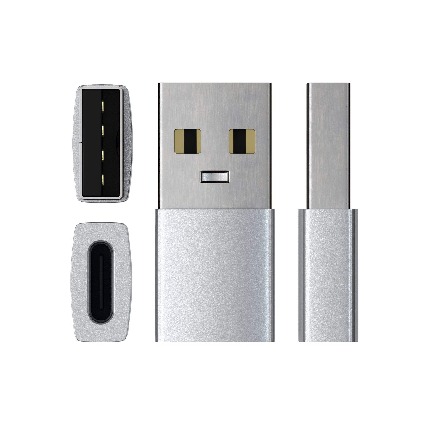 Satechi Aluminum Type-A to Type-C Adapter - Silver