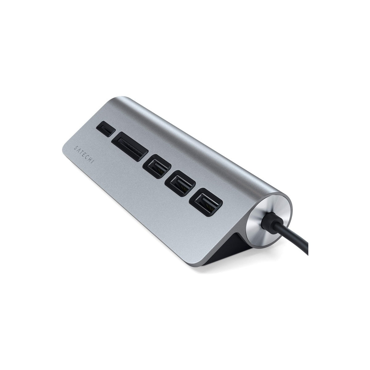 Satechi Aluminium Type-C USB Hub (3x USB 3.0,MicroSD) - Space Grey