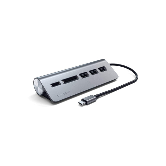 Satechi Aluminium Type-C USB Hub (3x USB 3.0,MicroSD) - Space Grey