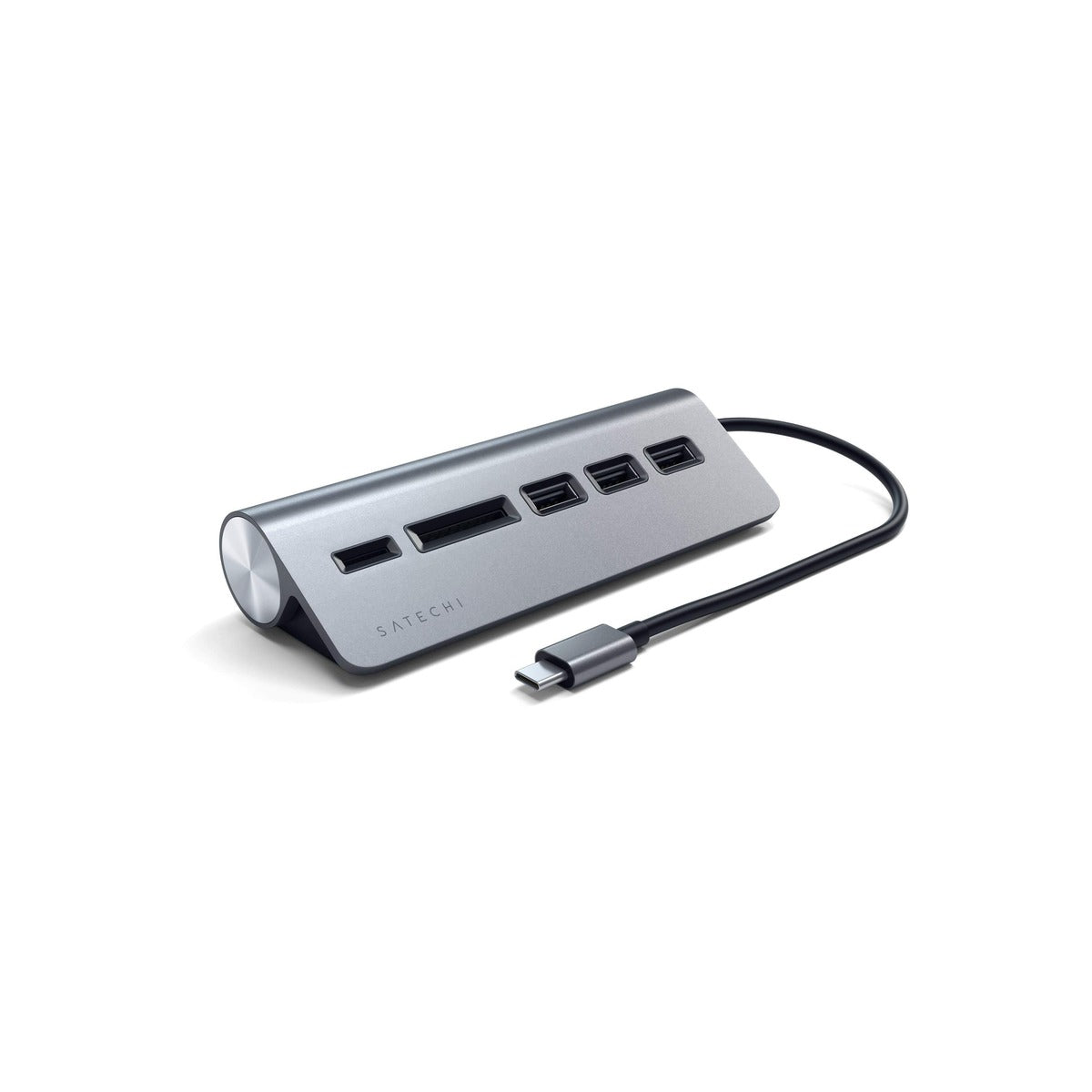 Satechi Aluminium Type-C USB Hub (3x USB 3.0,MicroSD) - Space Grey