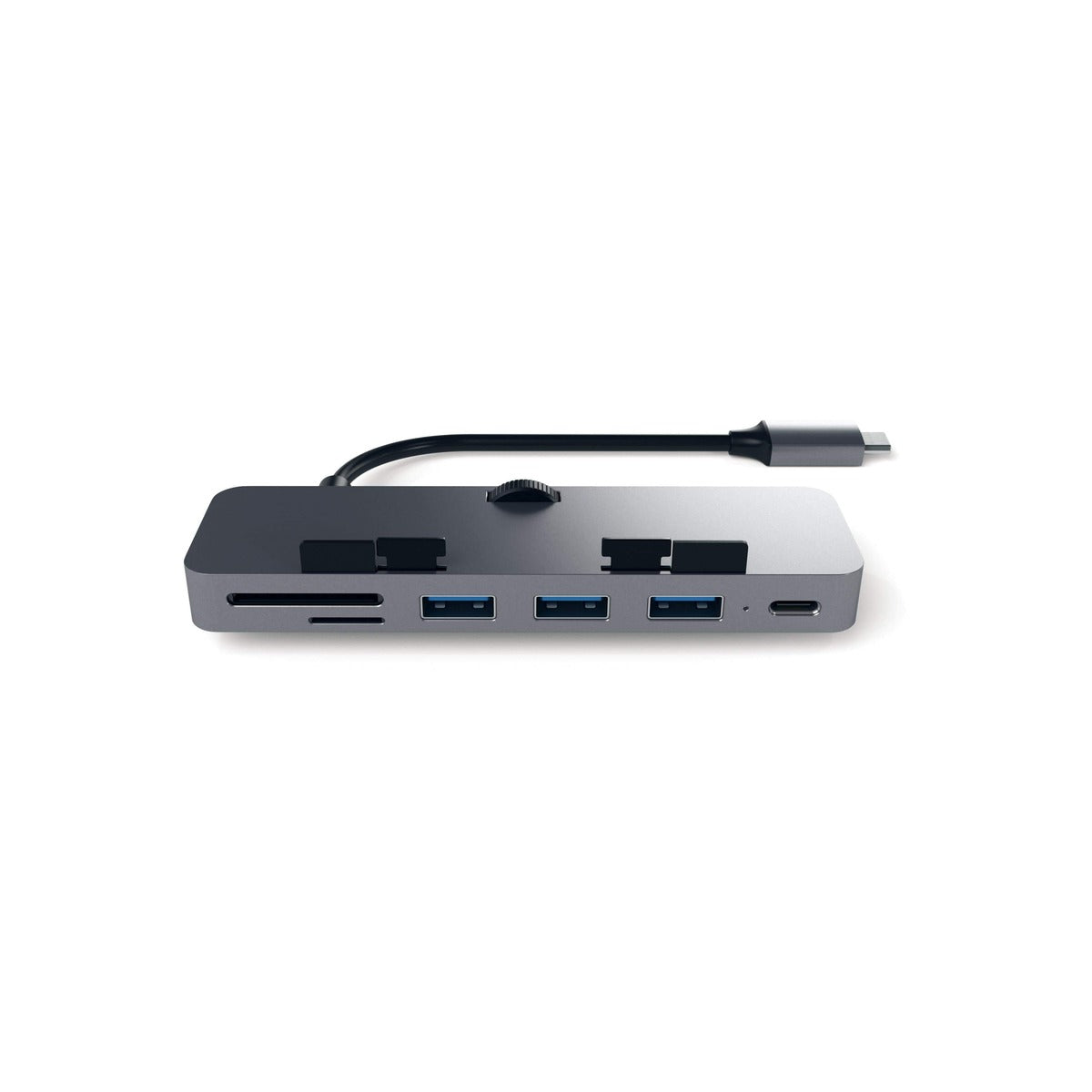 Satechi Aluminum Type-C CLAMP PRO Hub (3x USB 3.0,MicroSD) - Space Grey
